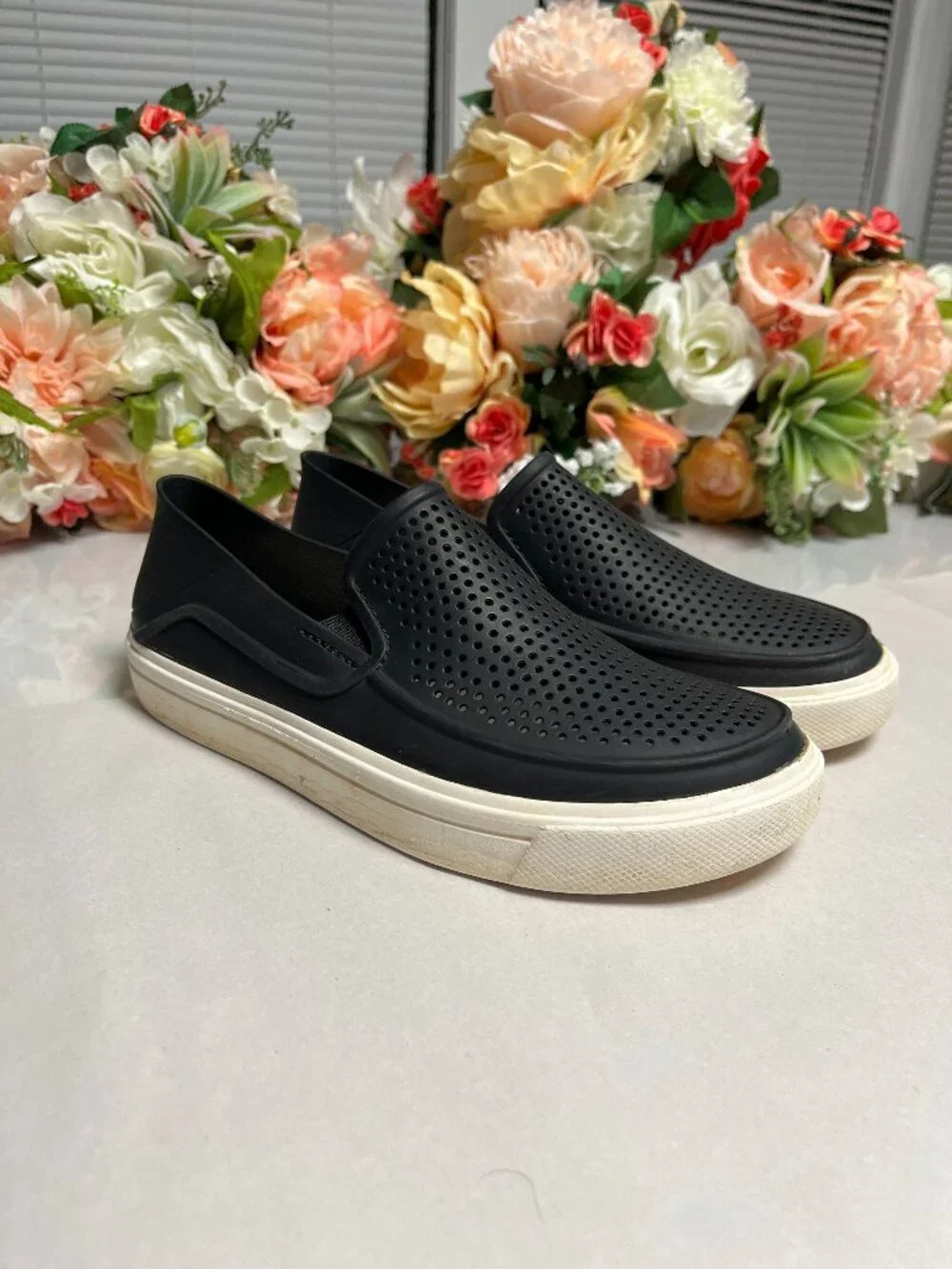 Crocs Black Slip On Shoes Kids Big Kid 5 Estimated